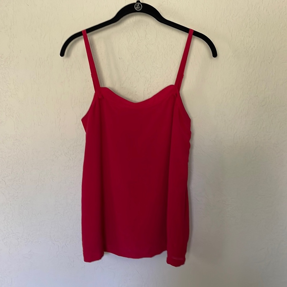 French Connection Red Silk Cami